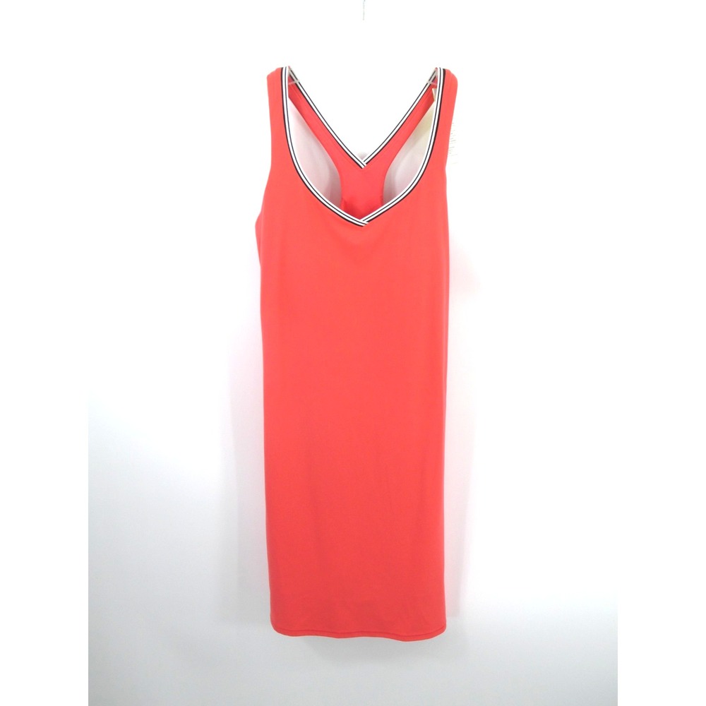 NWT ALL IN MOTION Super Soft Active Midi Dress Women XS Red Inner Shorts Tennis